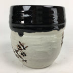 Japanese Tea Ceremony Ceramic Lidded Water Pot Mizusashi Vtg Pottery MS47