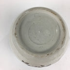 Japanese Tea Ceremony Ceramic Lidded Water Pot Mizusashi Vtg Pottery MS47