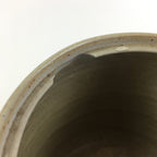 Japanese Tea Ceremony Ceramic Lidded Water Pot Mizusashi Vtg Pottery MS50