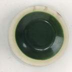 Japanese Tea Ceremony Porcelain Lidded Water Pot Mizusashi Vtg Pottery Green MS4