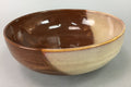 Japanese Tea Ceremony Snack Bowl Vtg Kashibachi Brown Beige Glaze Pottery PT167