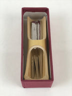 Japanese Tea Ceremony Toothpick For Sweet Tachikichi Silver Vtg Bamboo Holder PX