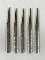 Japanese Tea Ceremony Toothpick For Sweet Tachikichi Silver Vtg Bamboo Holder PX