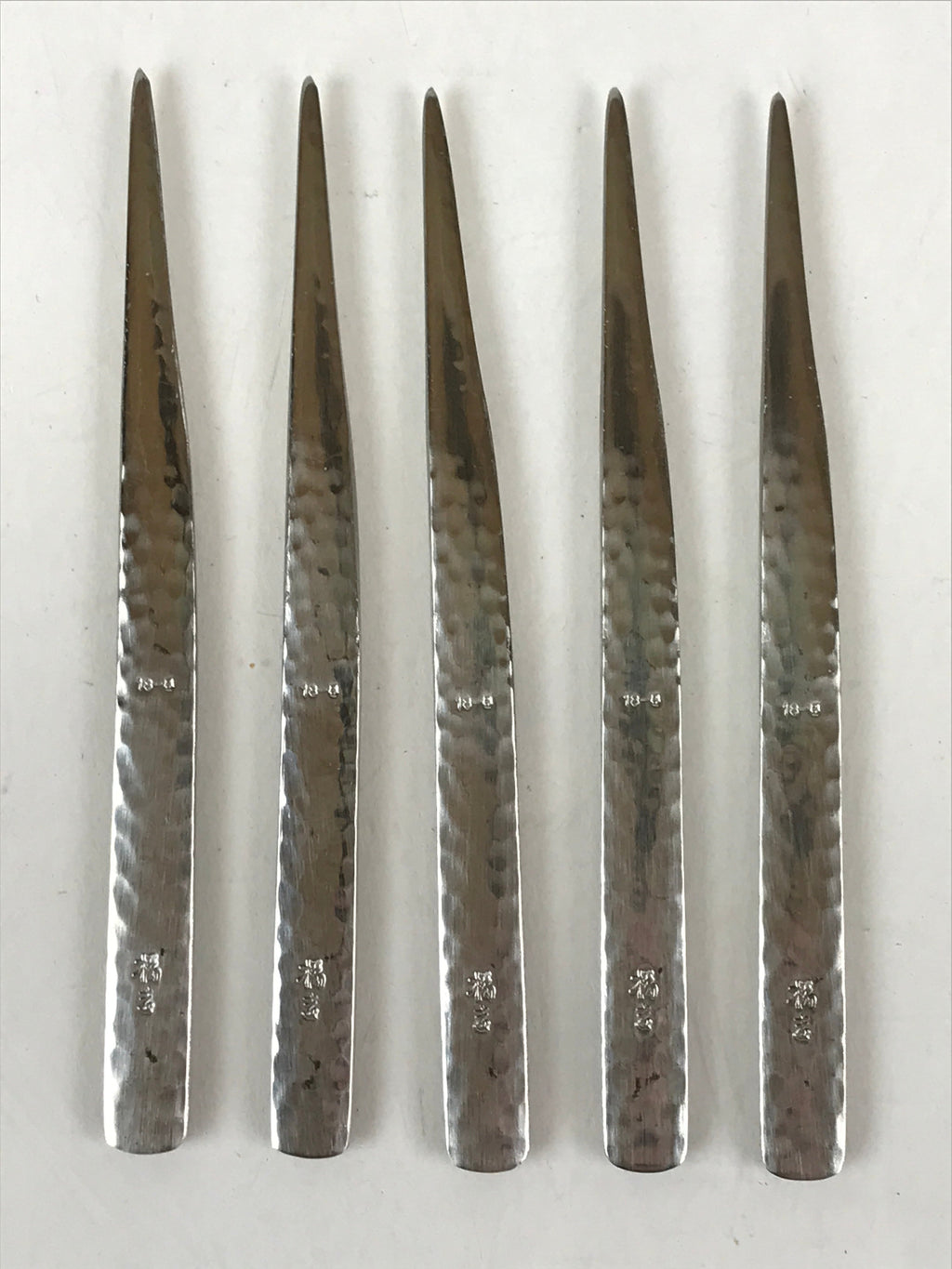 Japanese Tea Ceremony Toothpick For Sweet Tachikichi Silver Vtg Bamboo Holder PX