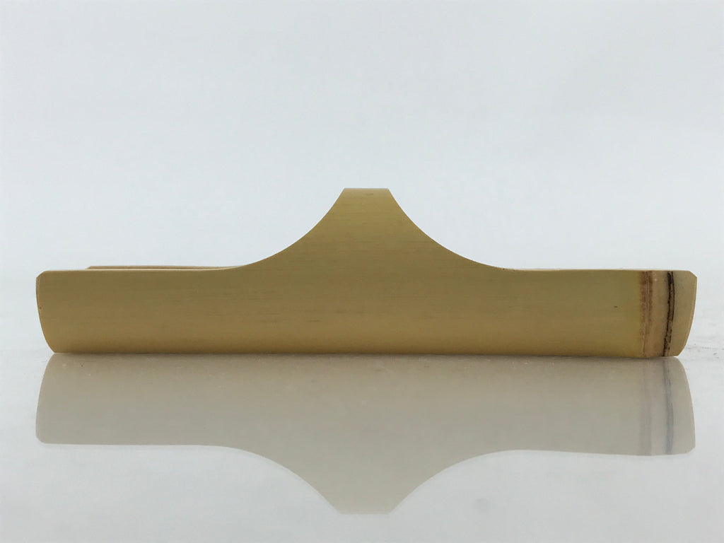 Japanese Tea Ceremony Toothpick For Sweet Tachikichi Silver Vtg Bamboo Holder PX