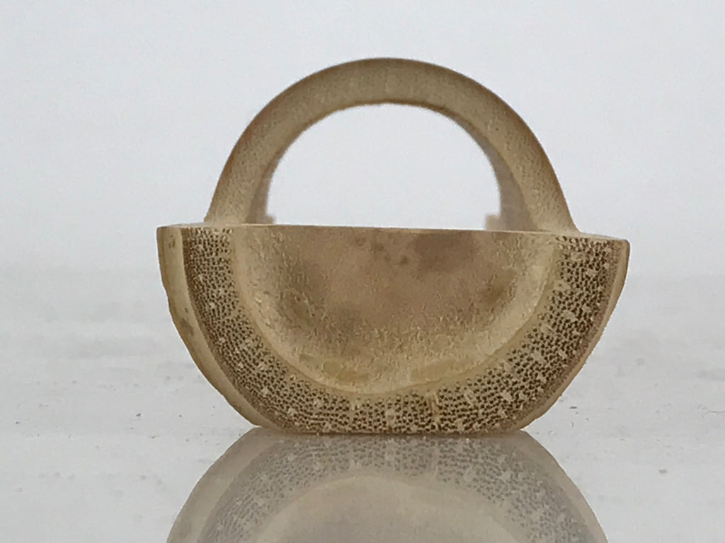 Japanese Tea Ceremony Toothpick For Sweet Tachikichi Silver Vtg Bamboo Holder PX667