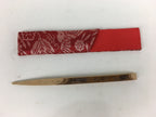 Japanese Tea Ceremony Utensil Fabric Bag Set Vtg Folding Fan Kashi-Kiri KB31
