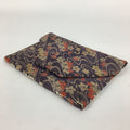 Japanese Tea Ceremony Utensil Fabric Bag Sukiyabukuro Vtg Maple Leaves KB27