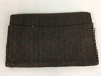 Japanese Tea Ceremony Utensil Fabric Bag Vtg Kaishi Paper Bag Gray Brown KB32