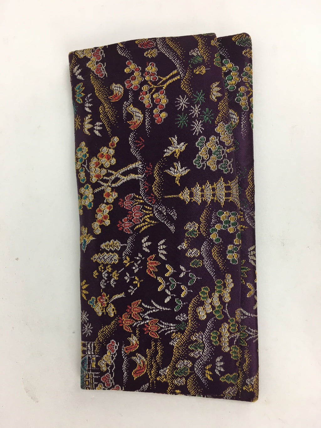 Japanese Tea Ceremony Utensil Fabric Bag Vtg Kaishi Paper Bag Nara Design KB30