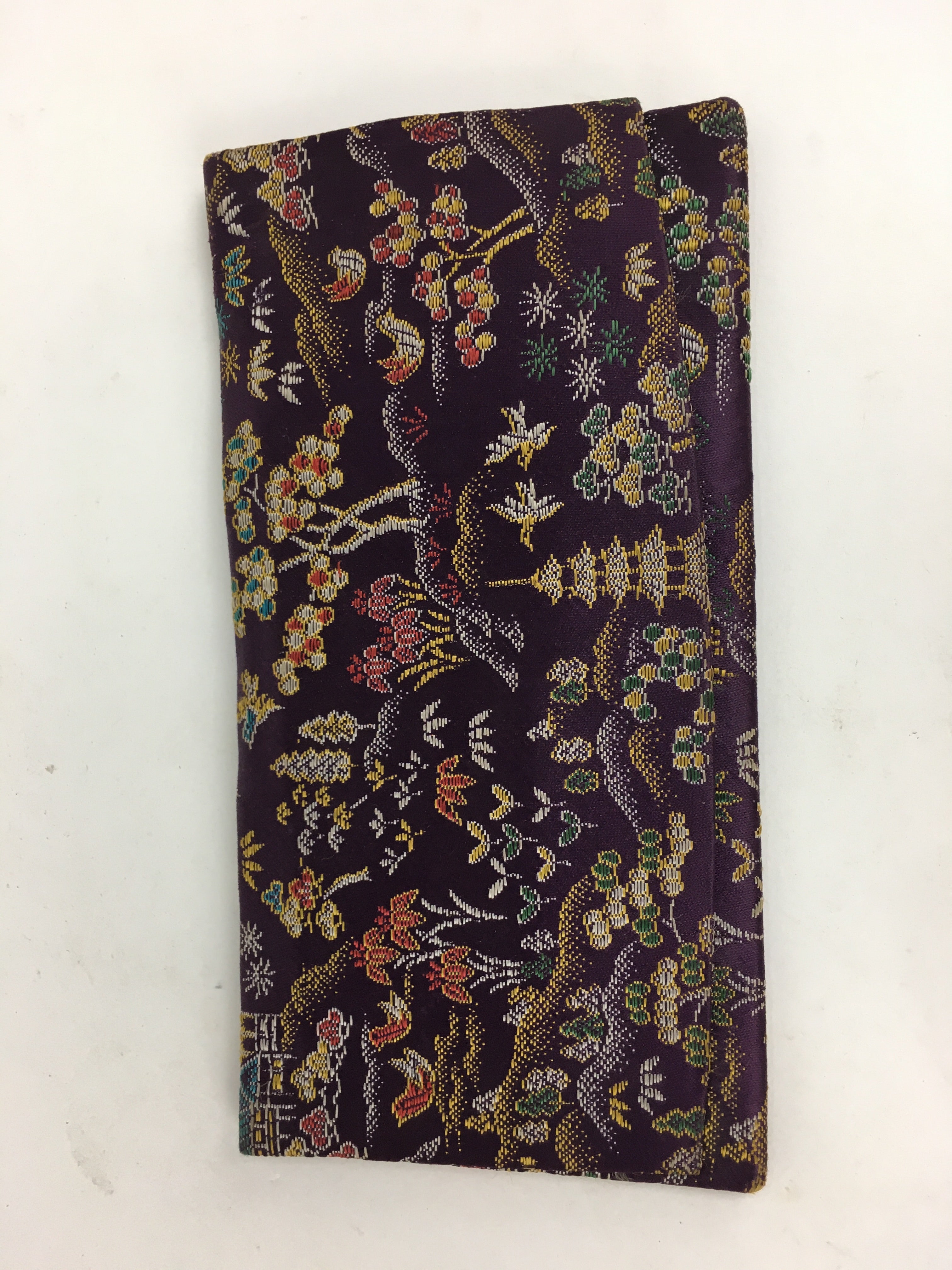 Japanese Tea Ceremony Utensil Fabric Bag Vtg Kaishi Paper Bag Nara Design KB30