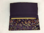 Japanese Tea Ceremony Utensil Fabric Bag Vtg Kaishi Paper Bag Nara Design KB30