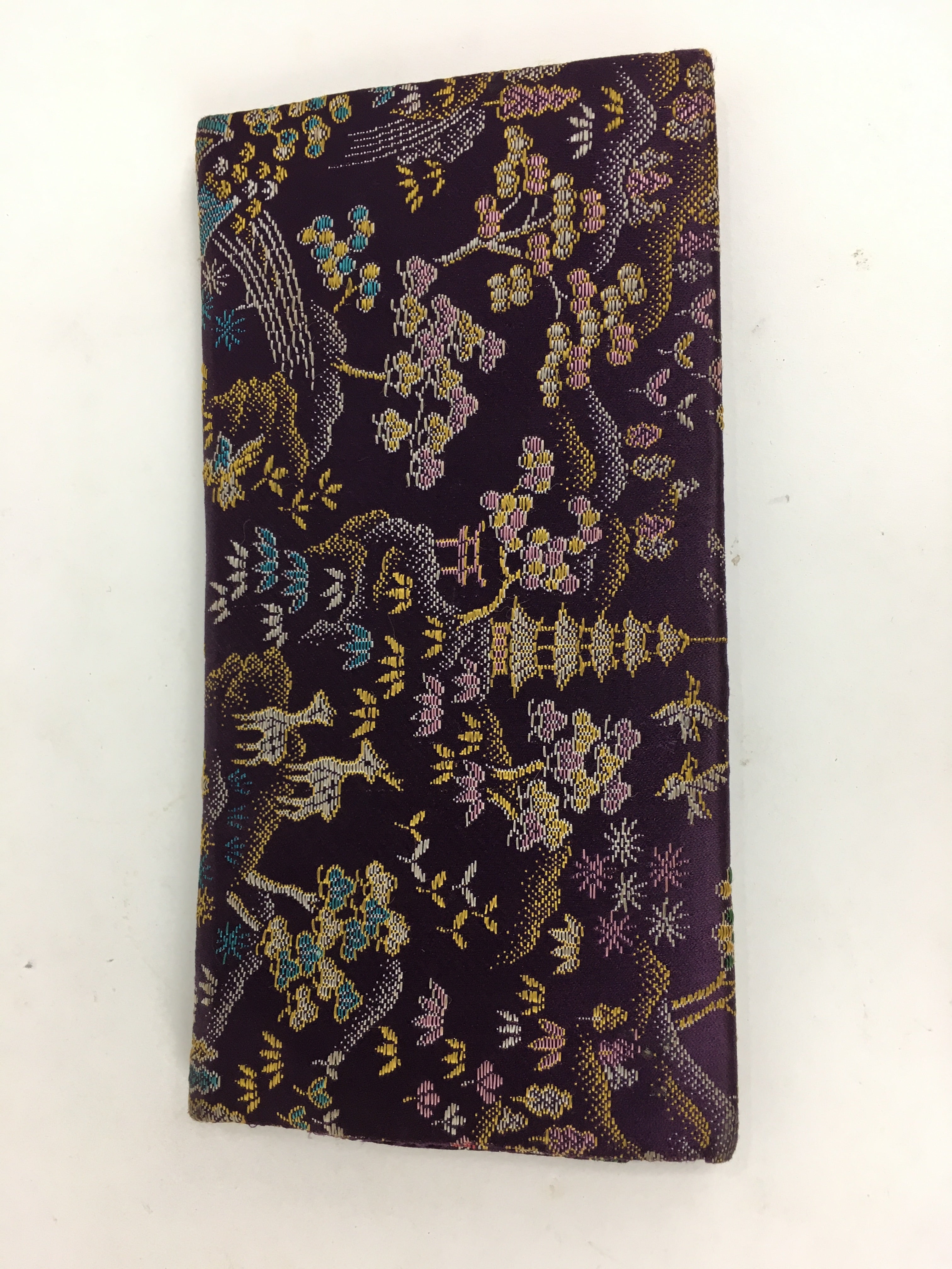 Japanese Tea Ceremony Utensil Fabric Bag Vtg Kaishi Paper Bag Nara Design KB30