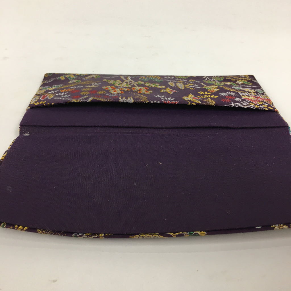 Japanese Tea Ceremony Utensil Fabric Bag Vtg Kaishi Paper Bag Nara Design KB30