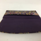 Japanese Tea Ceremony Utensil Fabric Bag Vtg Kaishi Paper Bag Nara Design KB30