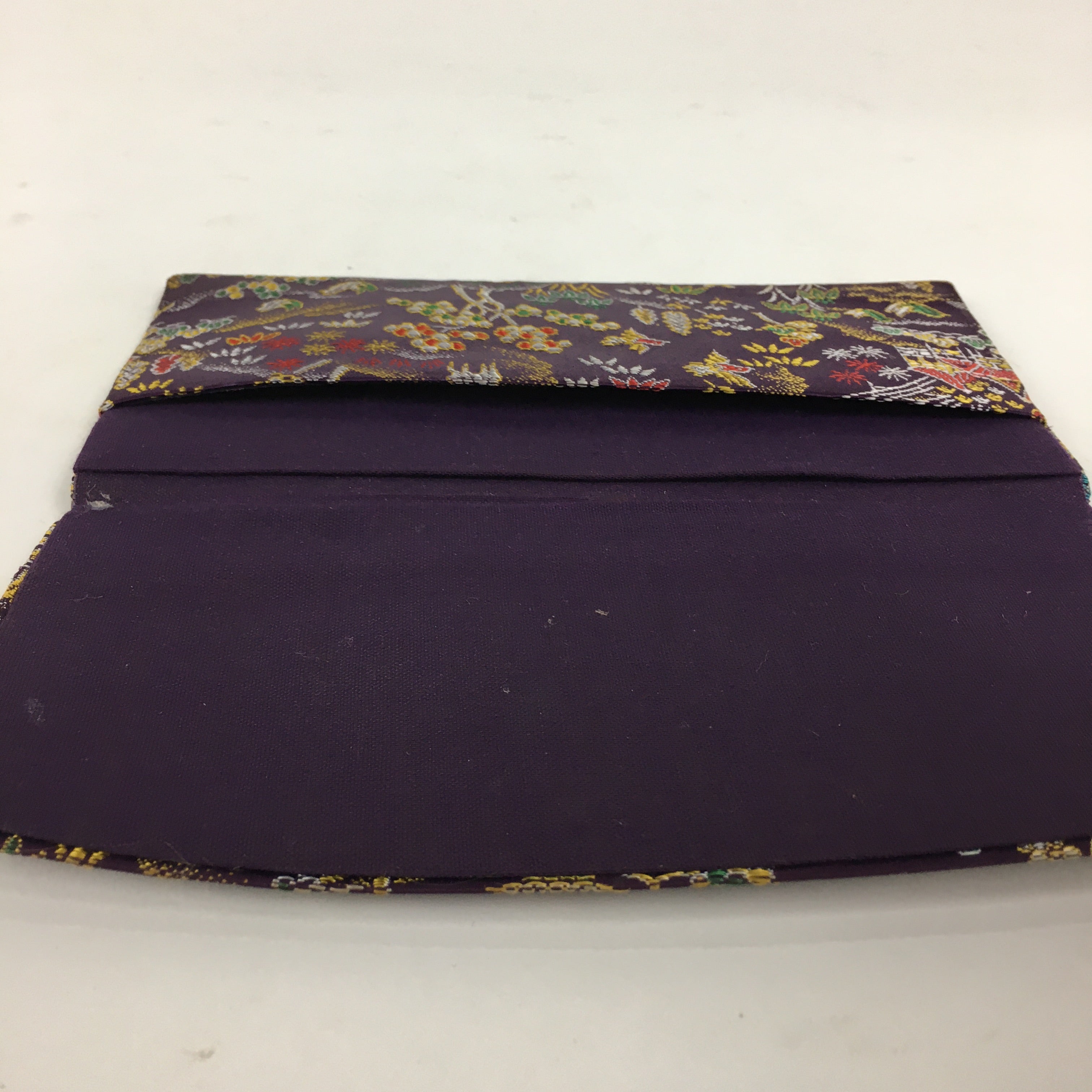 Japanese Tea Ceremony Utensil Fabric Bag Vtg Kaishi Paper Bag Nara Design KB30