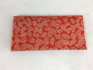 Japanese Tea Ceremony Utensil Fabric Bag Vtg Kaishi Paper Bag Red KB40