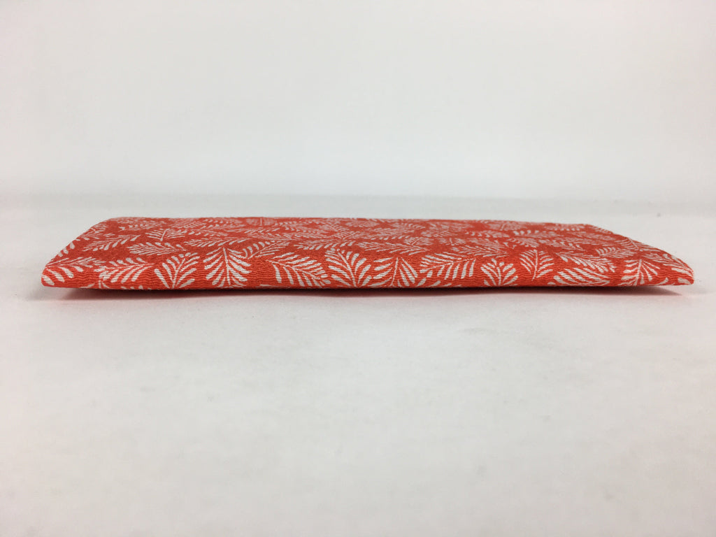 Japanese Tea Ceremony Utensil Fabric Bag Vtg Kaishi Paper Bag Red KB40
