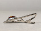 Japanese Tiepin Tie Clip Tack Vtg Clothing Accessory Necktie Cloisonné JK78