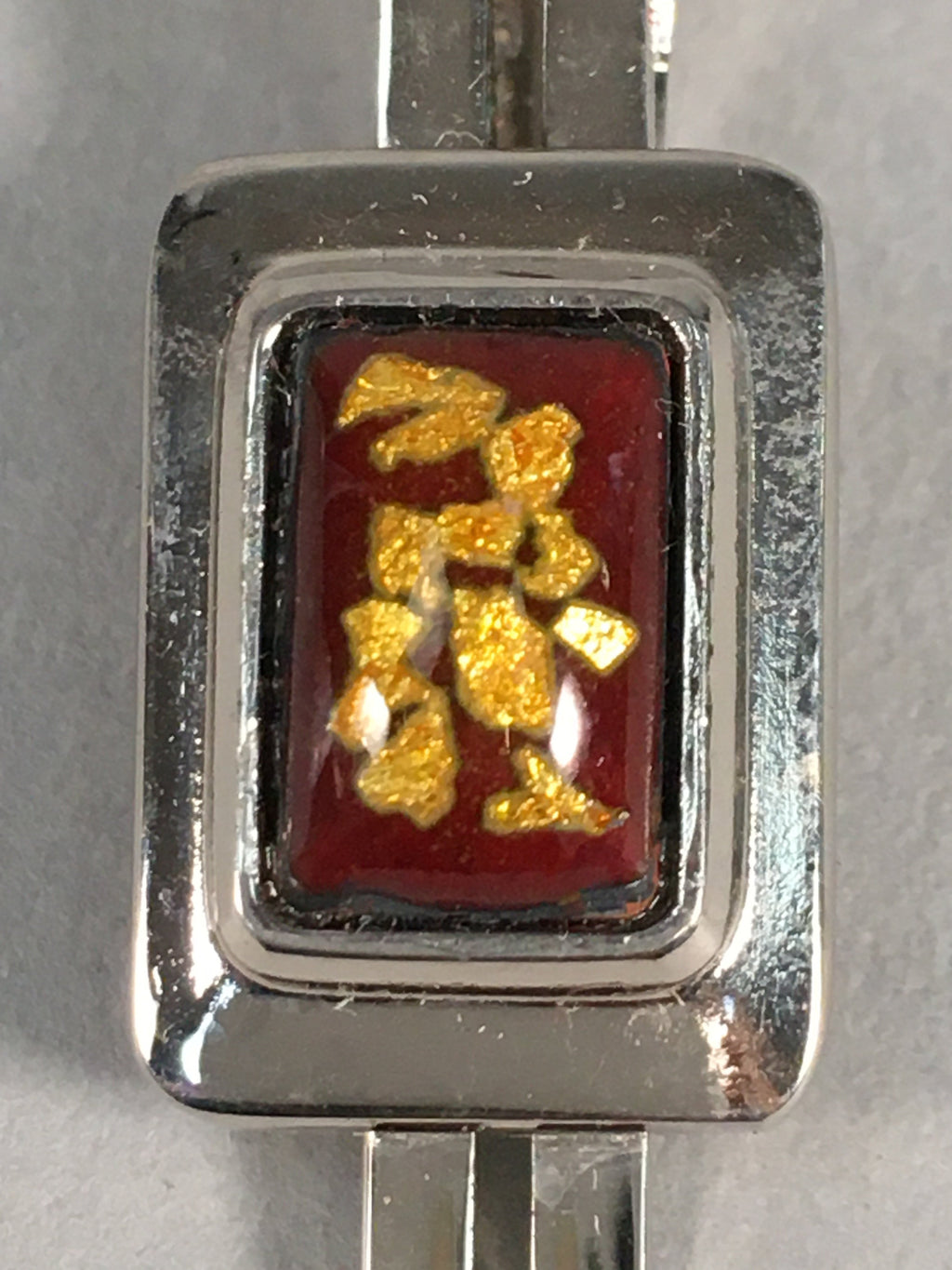 Japanese Tiepin Tie Clip Tack Vtg Clothing Accessory Necktie Cloisonné JK78