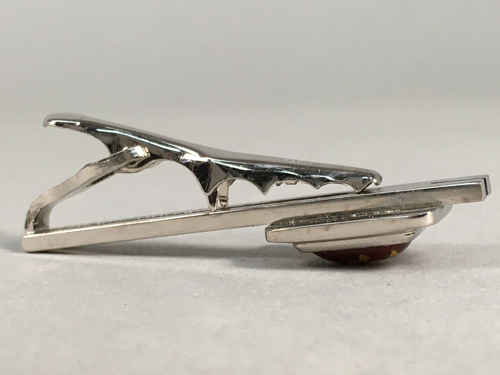 Japanese Tiepin Tie Clip Tack Vtg Clothing Accessory Necktie Cloisonné JK78