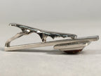 Japanese Tiepin Tie Clip Tack Vtg Clothing Accessory Necktie Cloisonné JK78
