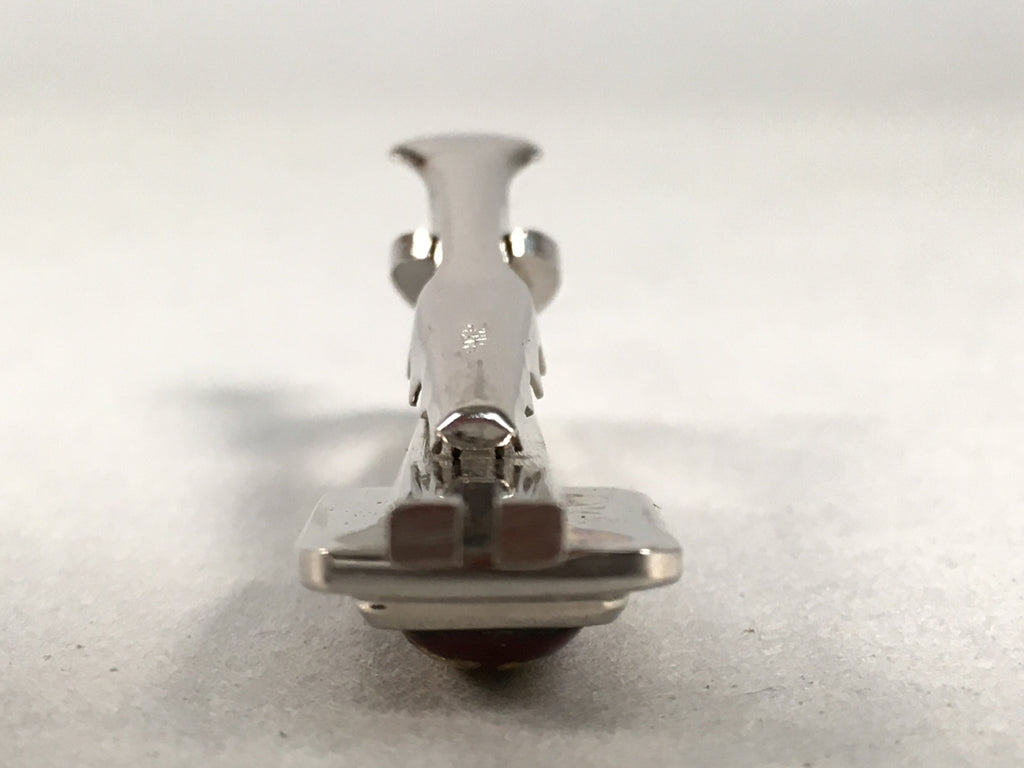 Japanese Tiepin Tie Clip Tack Vtg Clothing Accessory Necktie Cloisonné JK78