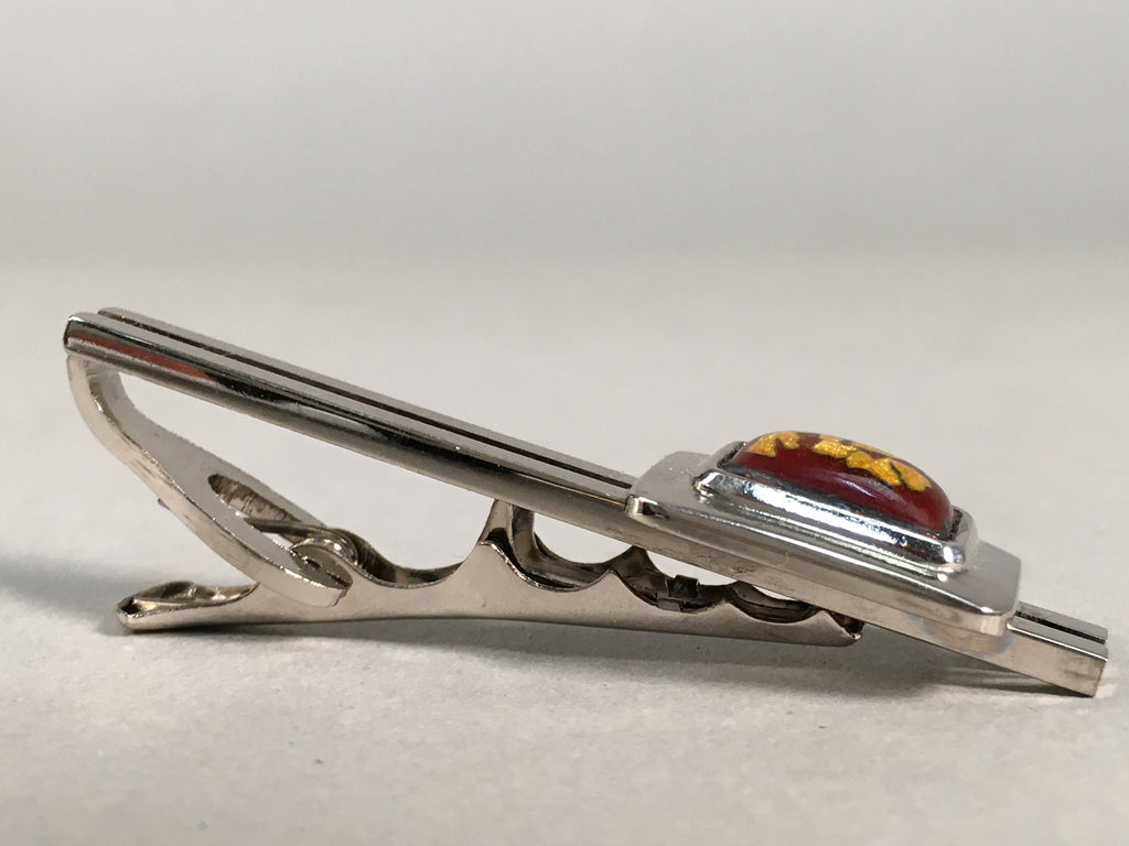 Japanese Tiepin Tie Clip Tack Vtg Clothing Accessory Necktie Cloisonné JK78