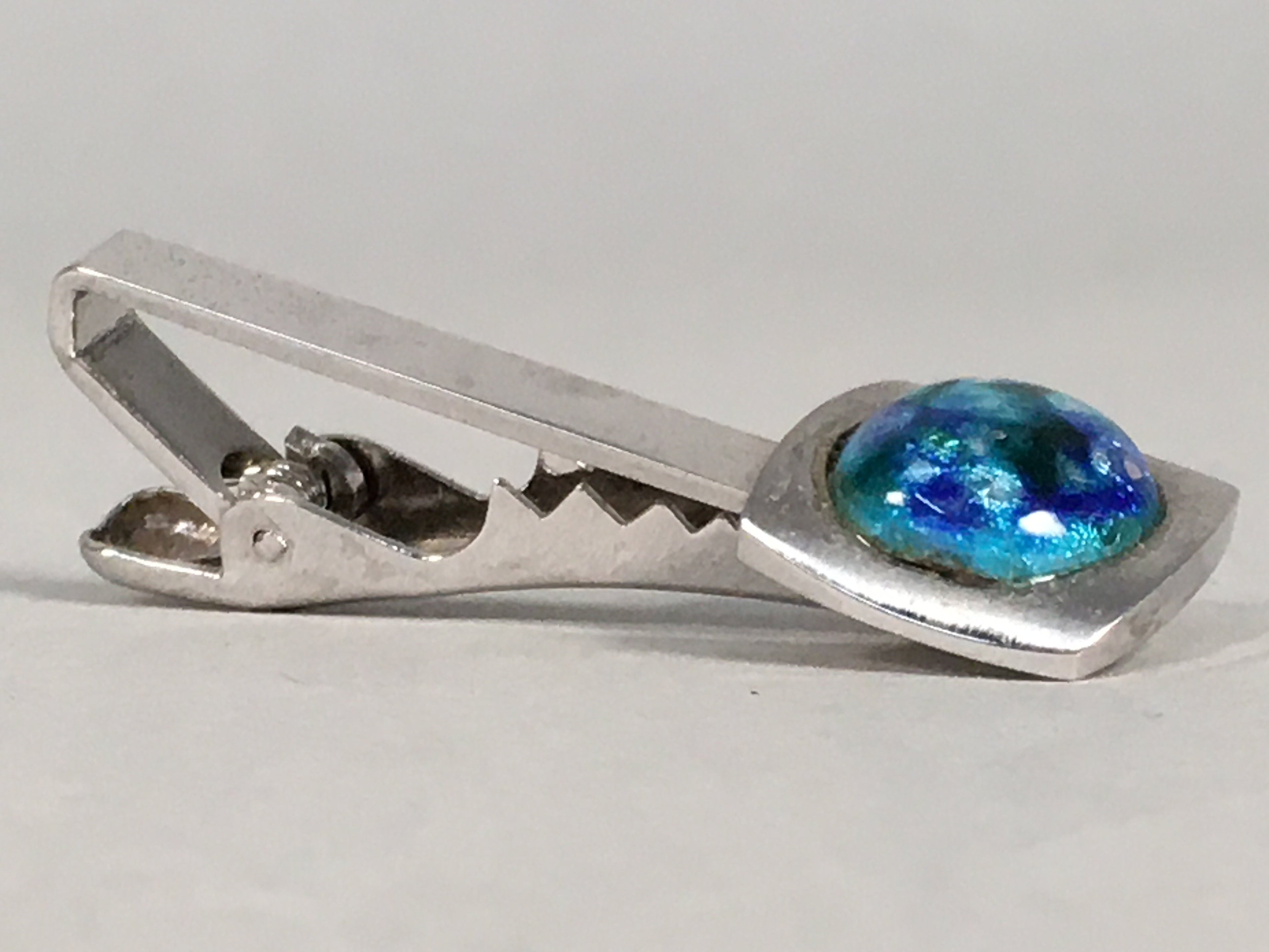Japanese Tiepin Tie Clip Tack Vtg Clothing Accessory Necktie Cloisonné JK88
