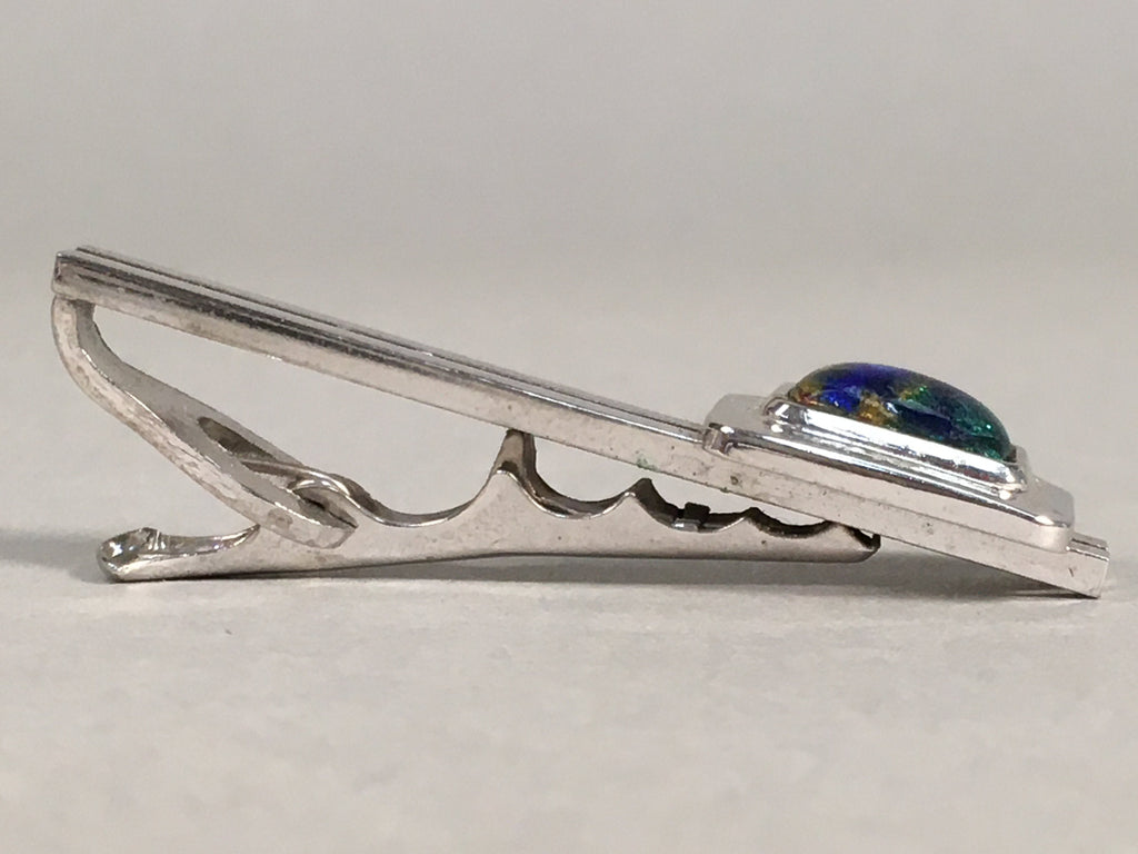 Japanese Tiepin Tie Clip Tack Vtg Clothing Accessory Necktie Cloisonné JK89