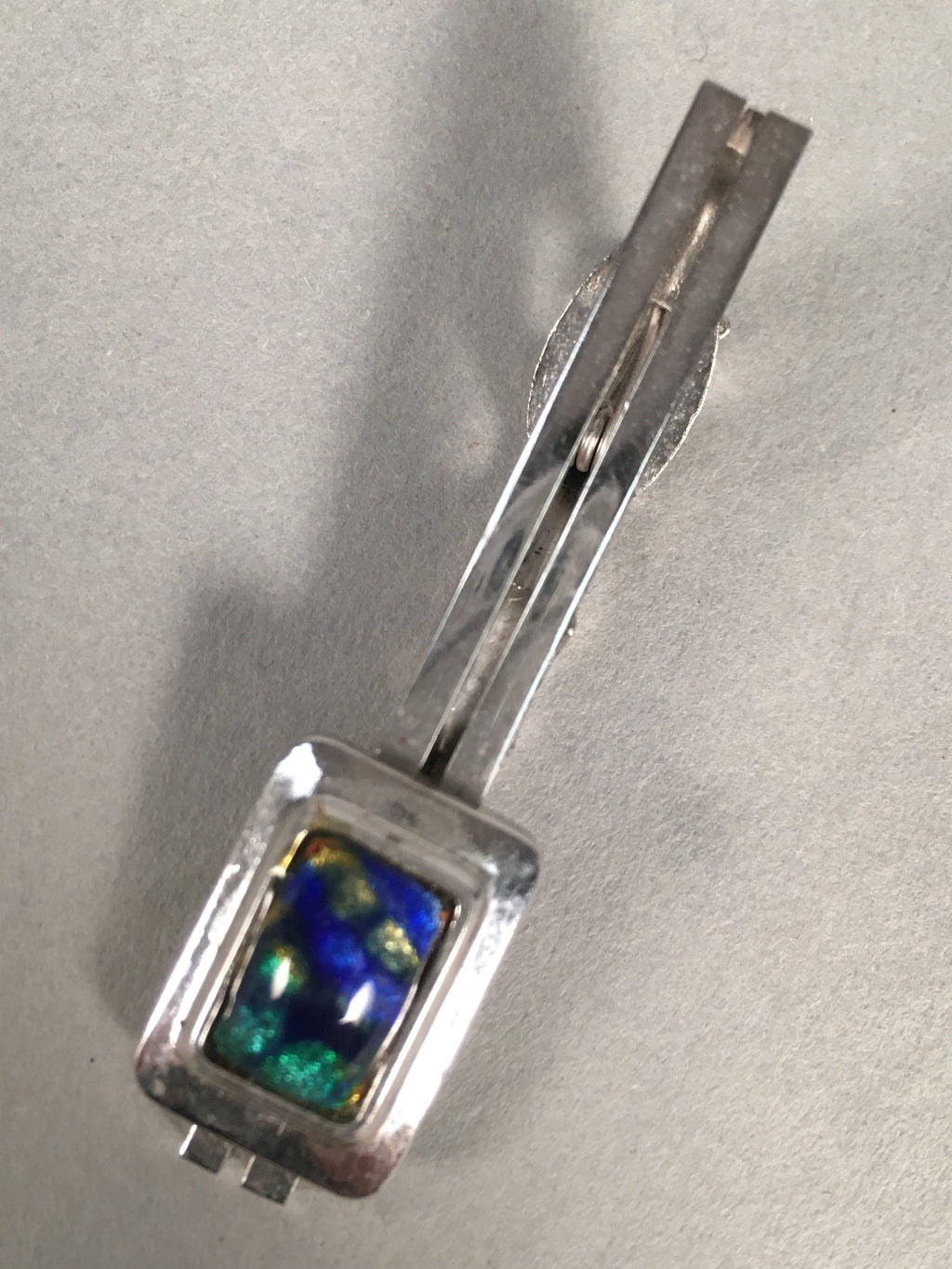 Japanese Tiepin Tie Clip Tack Vtg Clothing Accessory Necktie Cloisonné JK89
