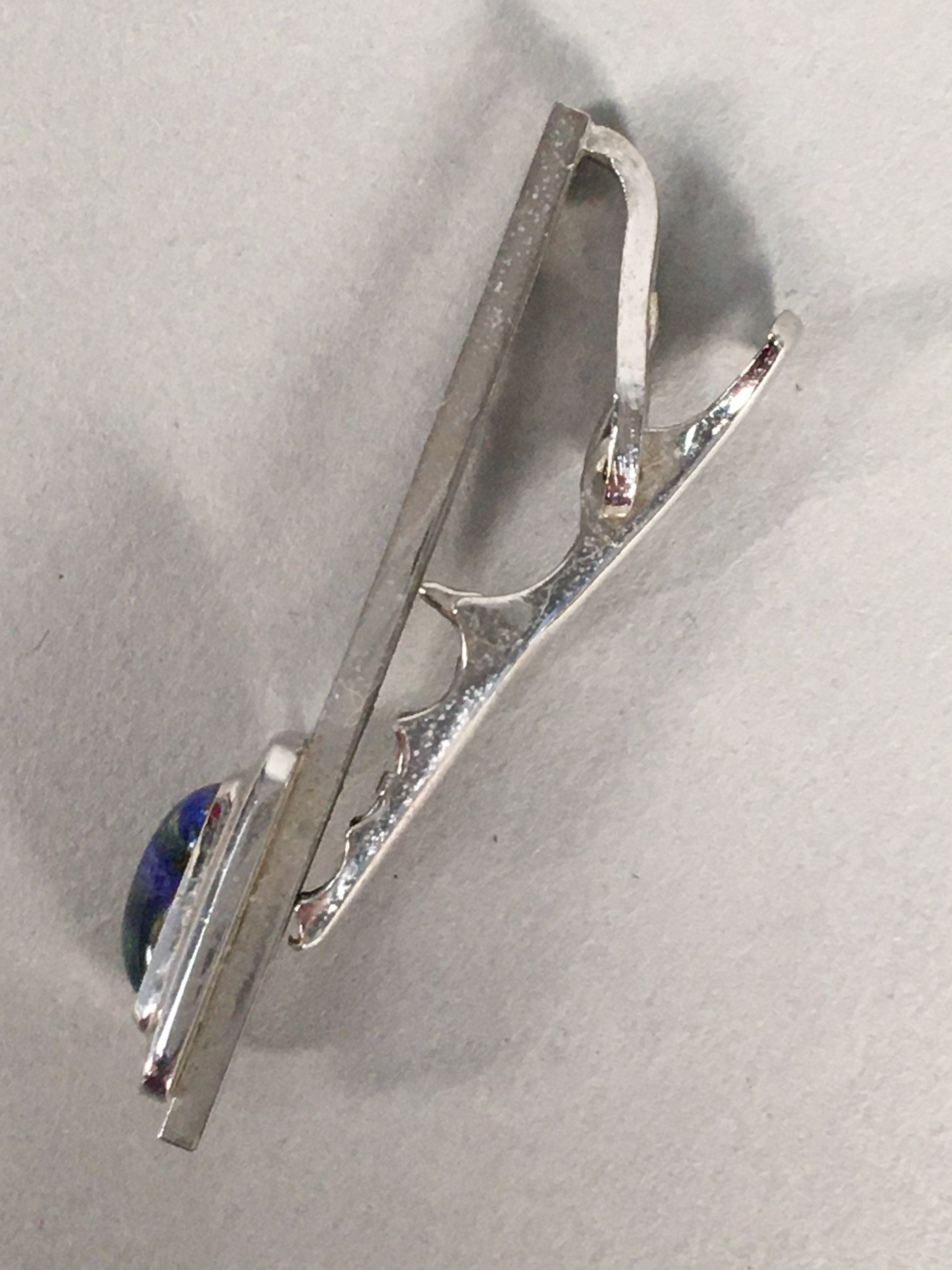 Japanese Tiepin Tie Clip Tack Vtg Clothing Accessory Necktie Cloisonné JK89