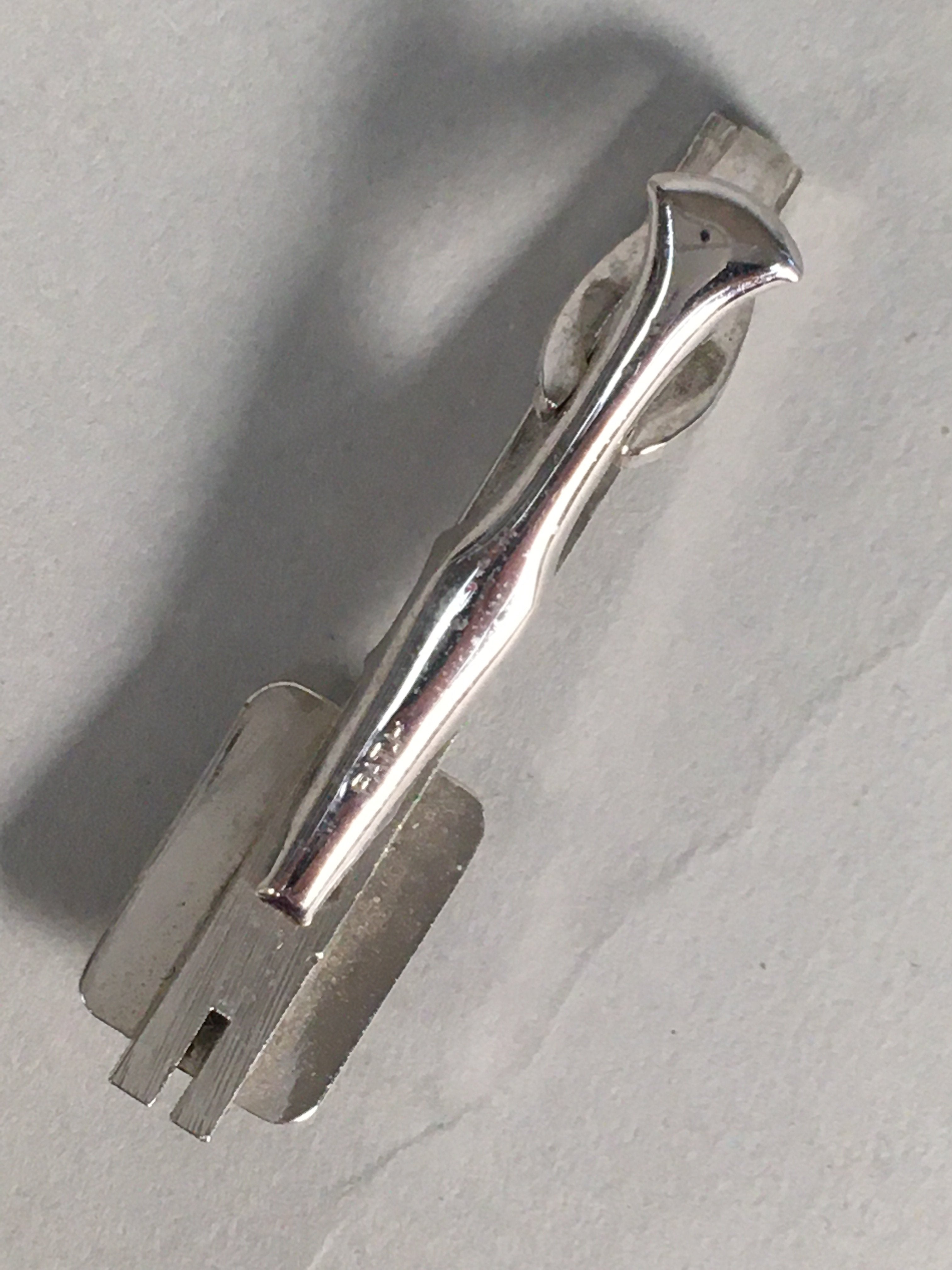 Japanese Tiepin Tie Clip Tack Vtg Clothing Accessory Necktie Cloisonné JK89