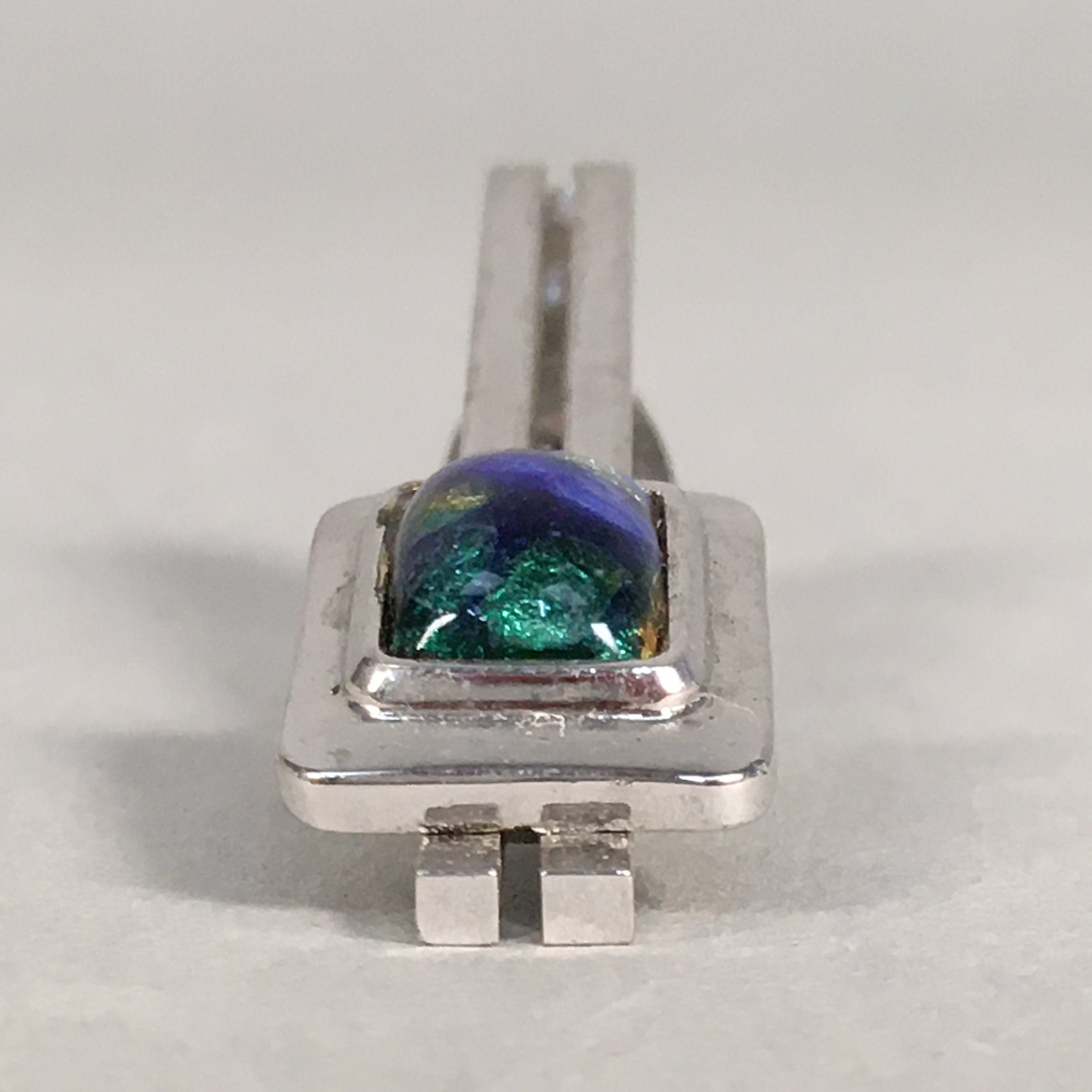 Japanese Tiepin Tie Clip Tack Vtg Clothing Accessory Necktie Cloisonné JK89
