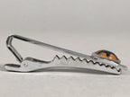 Japanese Tiepin Tie Clip Tack Vtg Clothing Accessory Necktie Cloisonné JK90