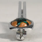 Japanese Tiepin Tie Clip Tack Vtg Clothing Accessory Necktie Cloisonné JK90