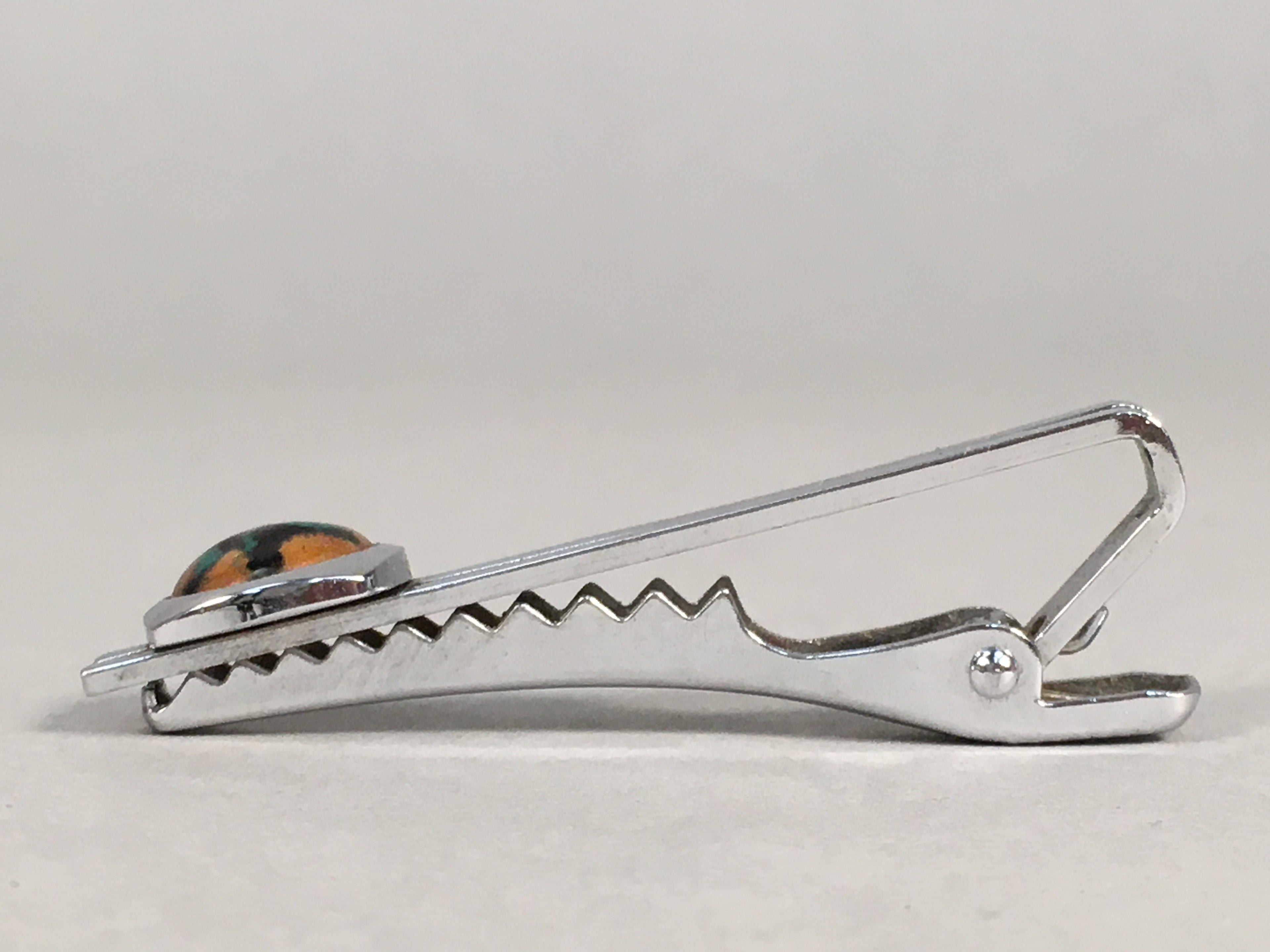 Japanese Tiepin Tie Clip Tack Vtg Clothing Accessory Necktie Cloisonné JK90