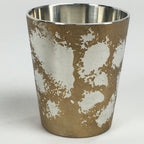 Japanese Tin Ceramic Sake Cup 10pc set Vtg Nanshaku Sakazuki Guinomi PX595