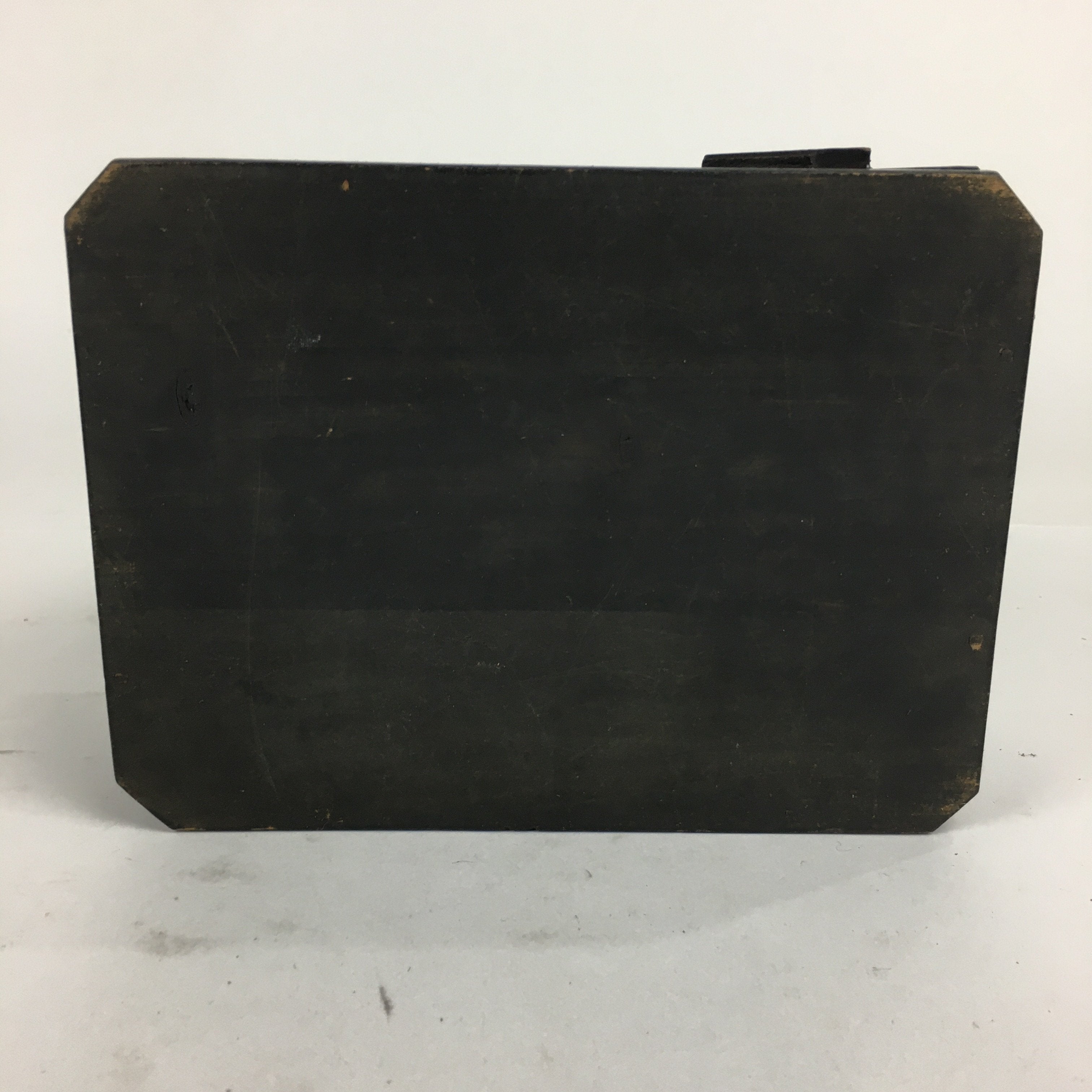 Japanese Tobacco Bon Vtg Wood Smoking Chest Box Tea Ceremony Black UR587