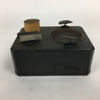 Japanese Tobacco Bon Vtg Wood Smoking Chest Box Tea Ceremony Black UR587