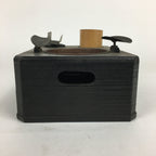 Japanese Tobacco Bon Vtg Wood Smoking Chest Box Tea Ceremony Black UR587