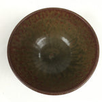 Japanese Tokoname Ware Ceramic Green Tea Bowl Vtg Chawan Boxed Pottery PX594