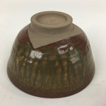 Japanese Tokoname Ware Ceramic Green Tea Bowl Vtg Chawan Boxed Pottery PX594
