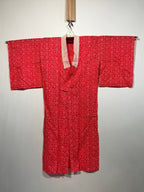 Japanese Traditional Clothes Kimono Hadajyuban Vtg Underwear Inner Red KM220