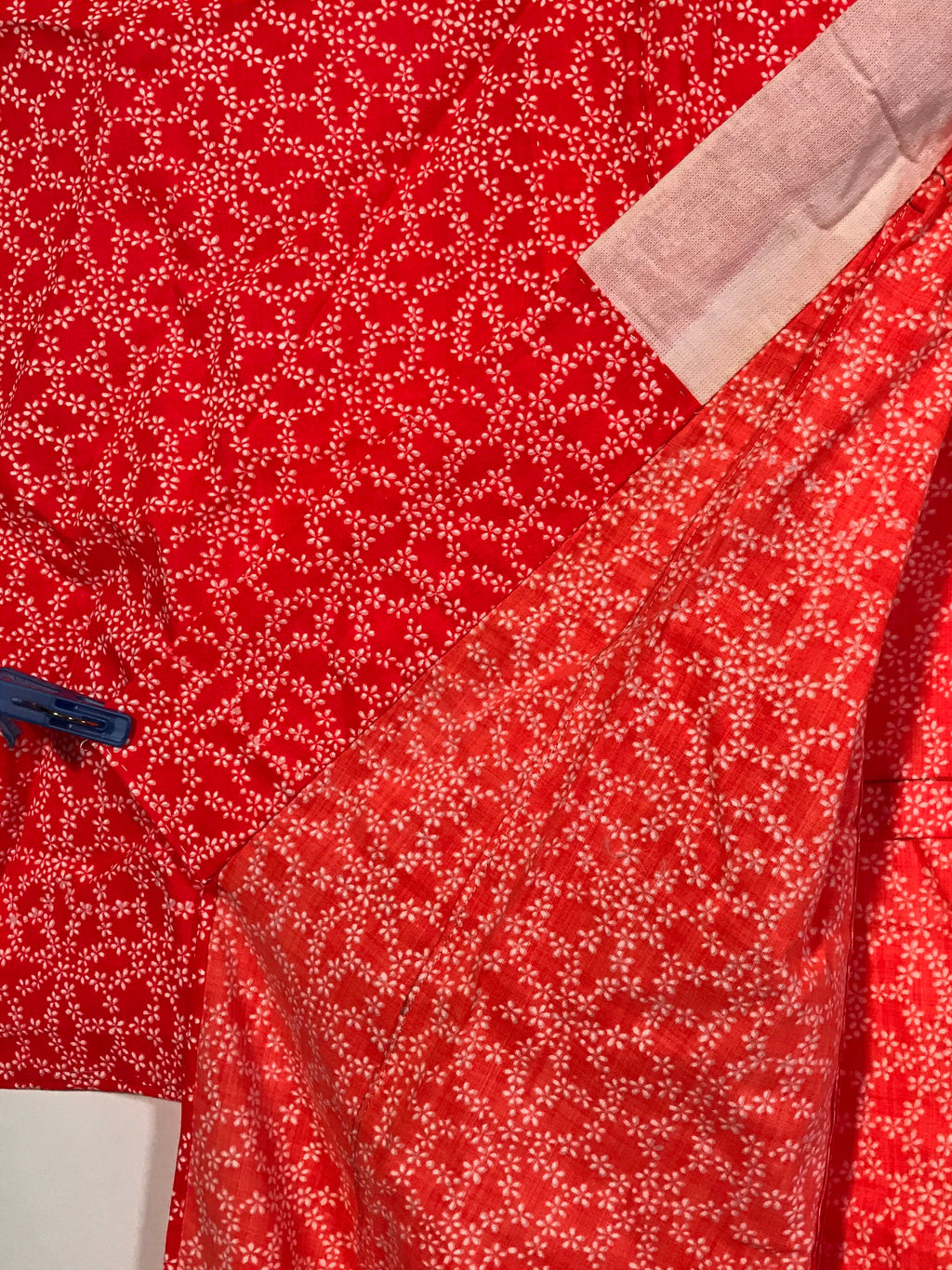 Japanese Traditional Clothes Kimono Hadajyuban Vtg Underwear Inner Red KM220