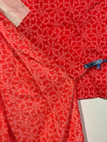 Japanese Traditional Clothes Kimono Hadajyuban Vtg Underwear Inner Red KM220