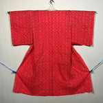 Japanese Traditional Clothes Kimono Hadajyuban Vtg Underwear Inner Red KM220