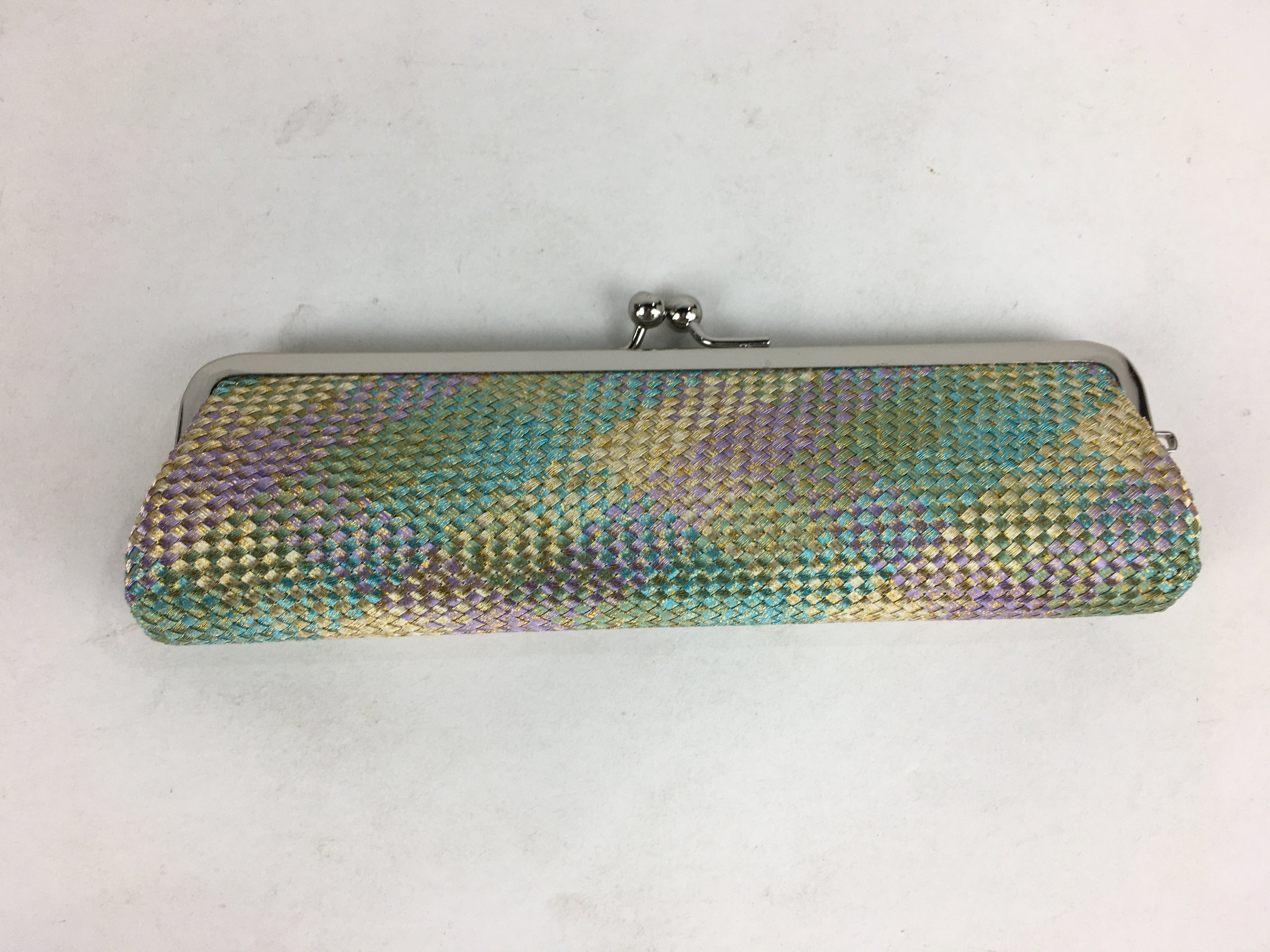 Japanese Traditional Craft Pencil Case Vtg With Clasp Kumihimo Iga Mie KB36