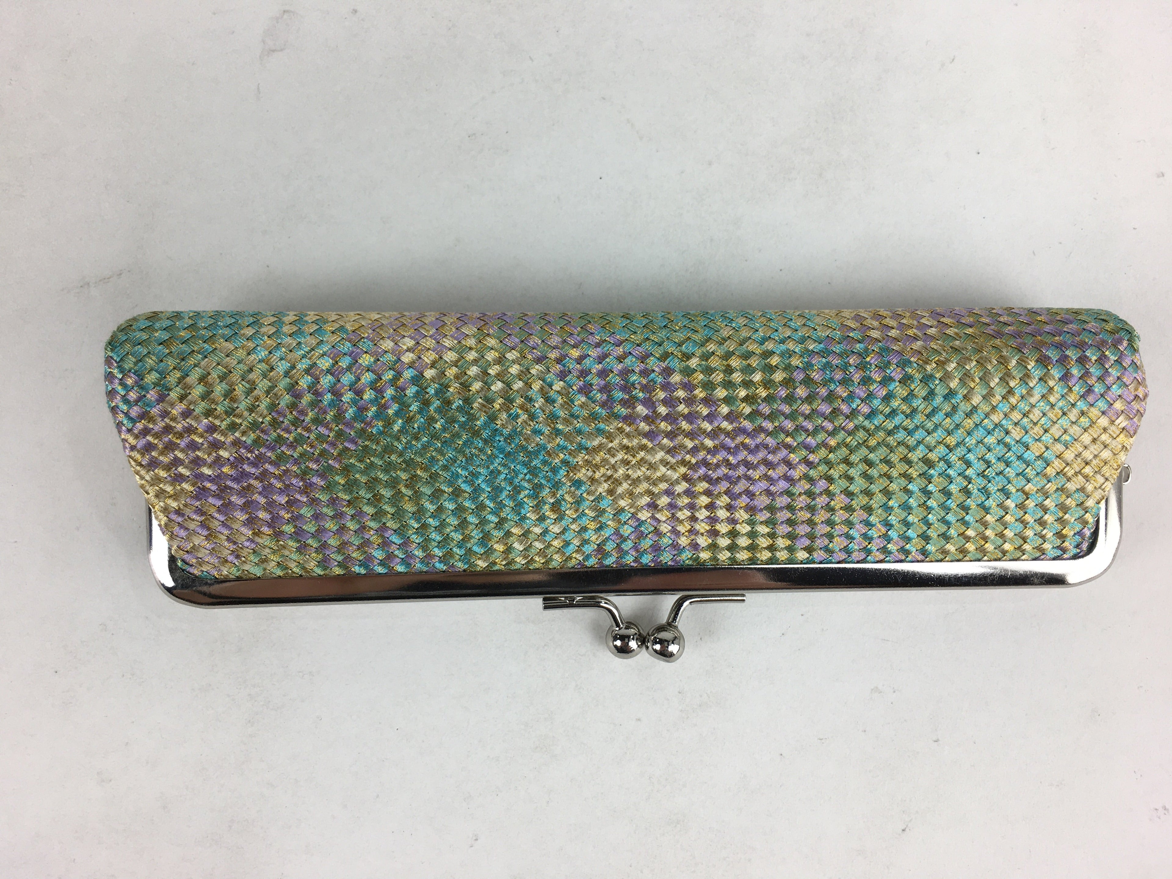 Japanese Traditional Craft Pencil Case Vtg With Clasp Kumihimo Iga Mie KB36