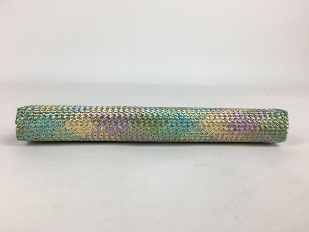 Japanese Traditional Craft Pencil Case Vtg With Clasp Kumihimo Iga Mie KB36